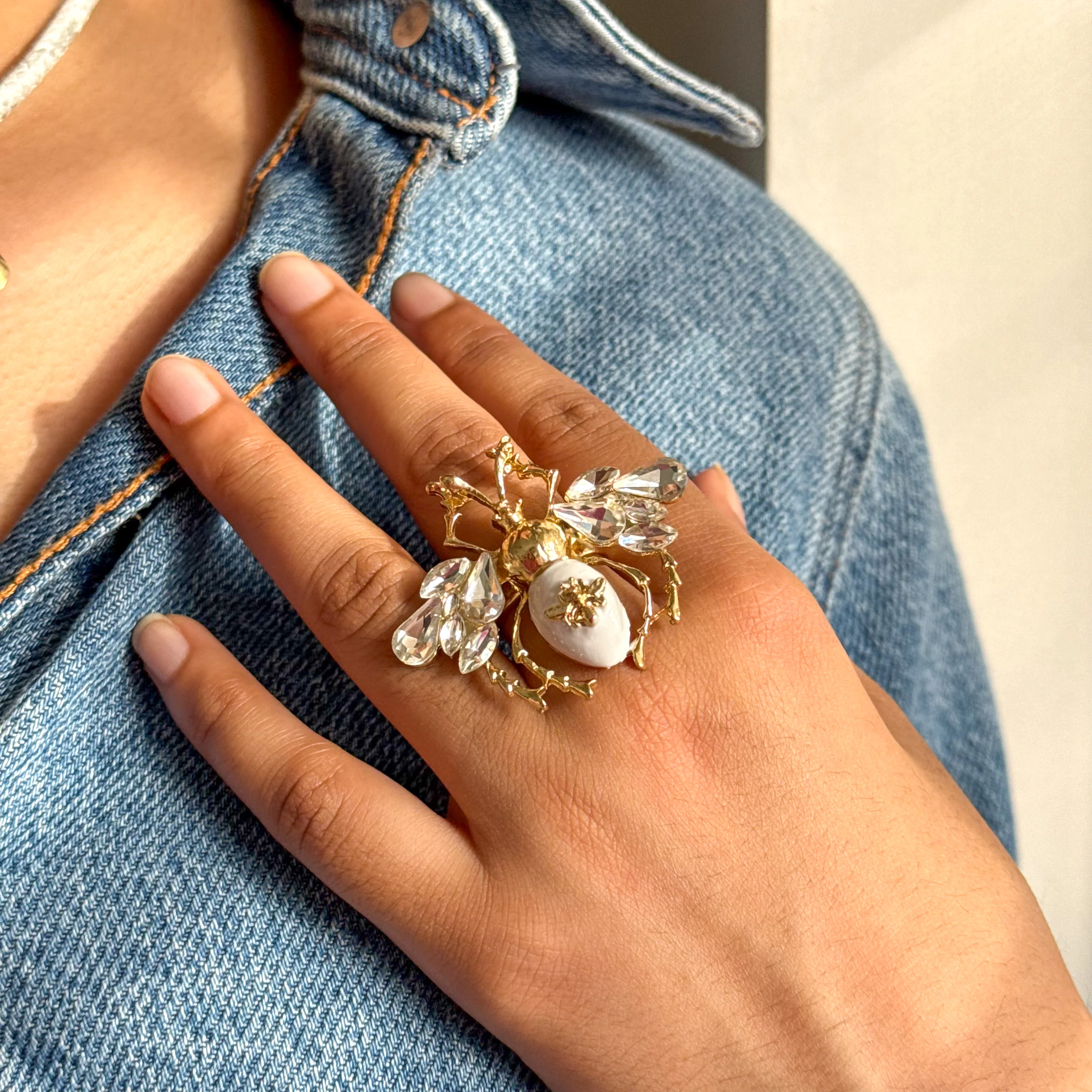 Queen Bee Statement Ring - Image 5
