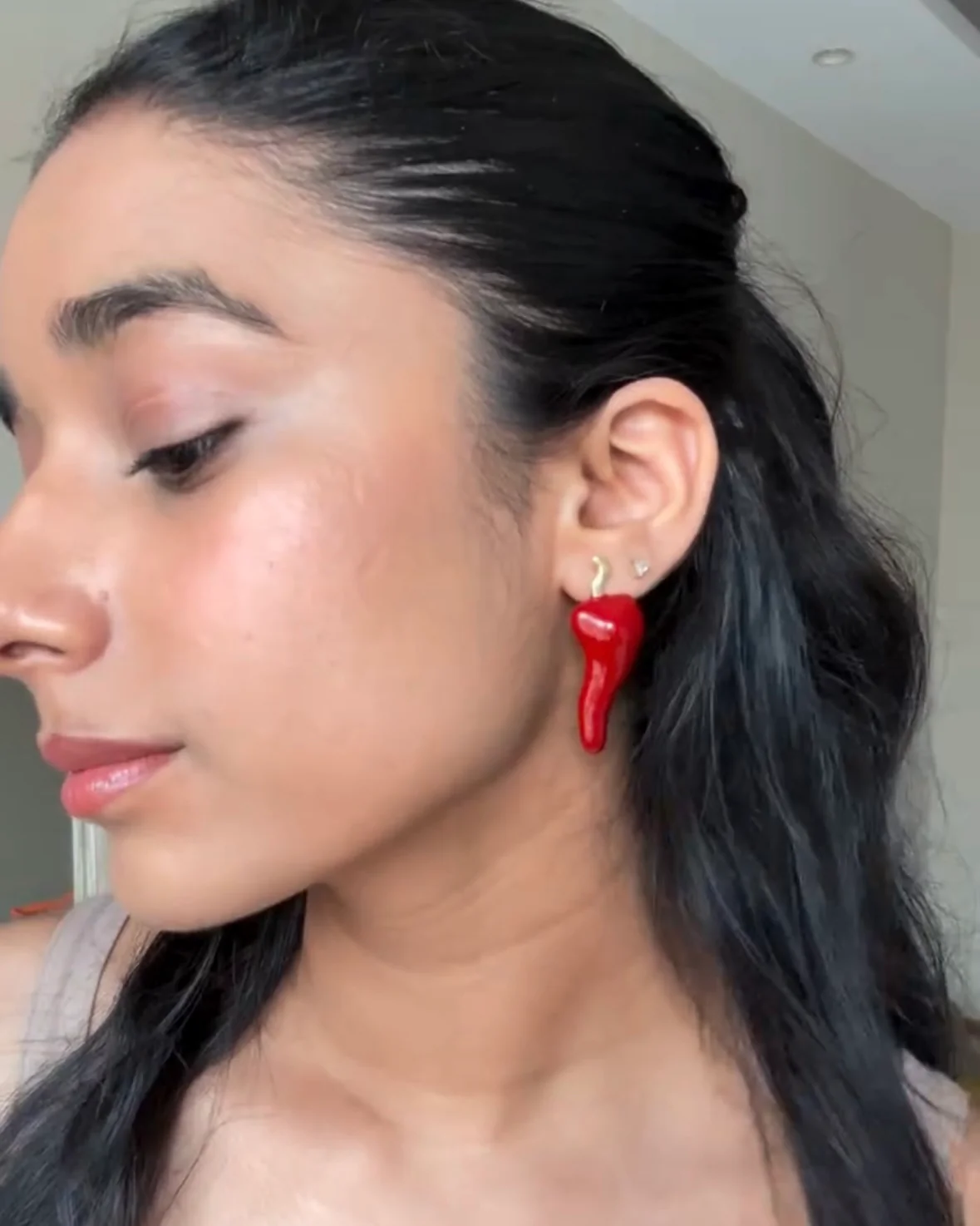 Chilly Hot Mirchi Enamel Studs - Image 11