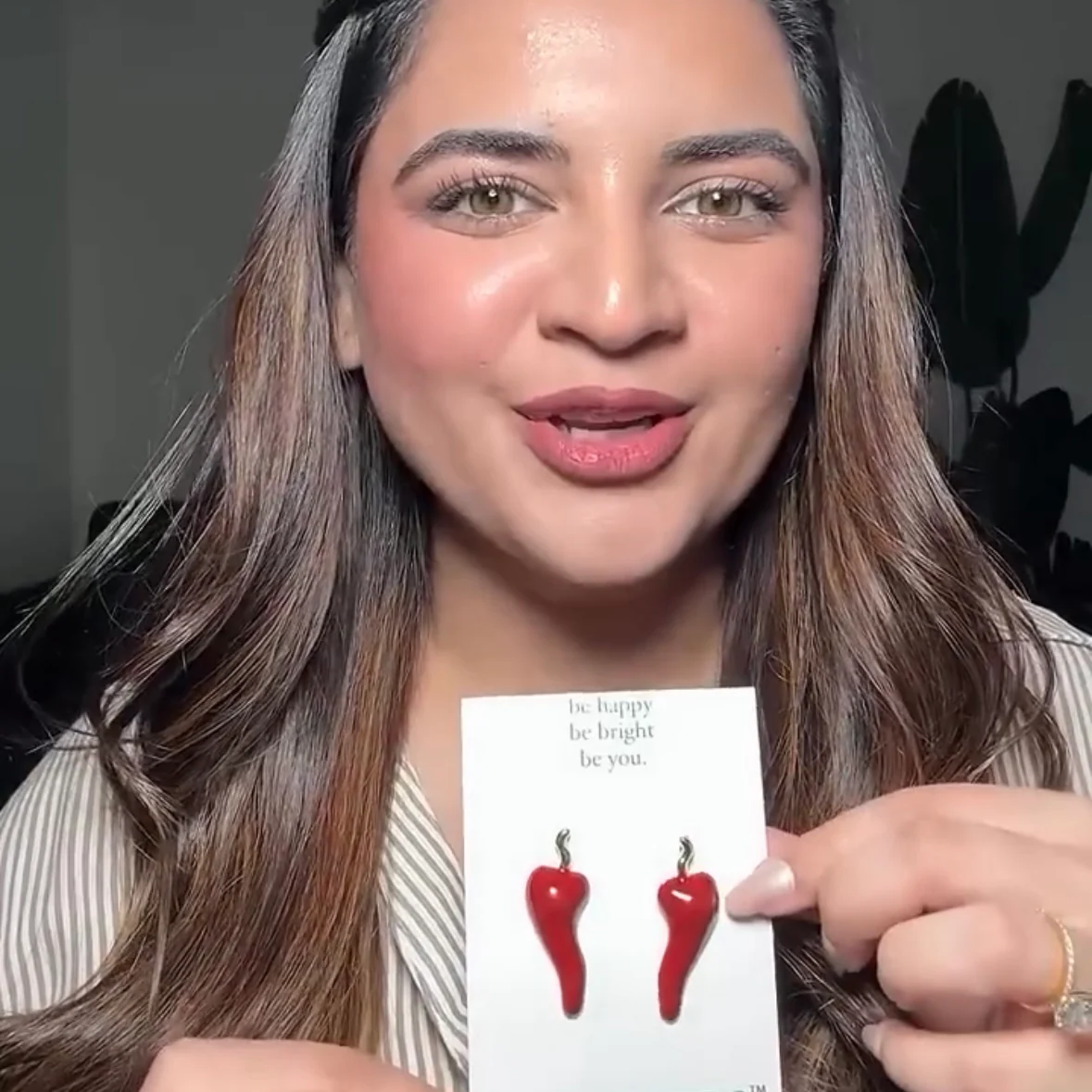 Chilly Hot Mirchi Enamel Studs - Image 7