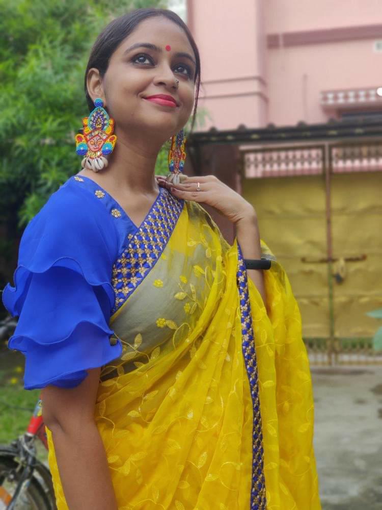 Durga Handmade Multicolour Beaded Earrings - Image 10