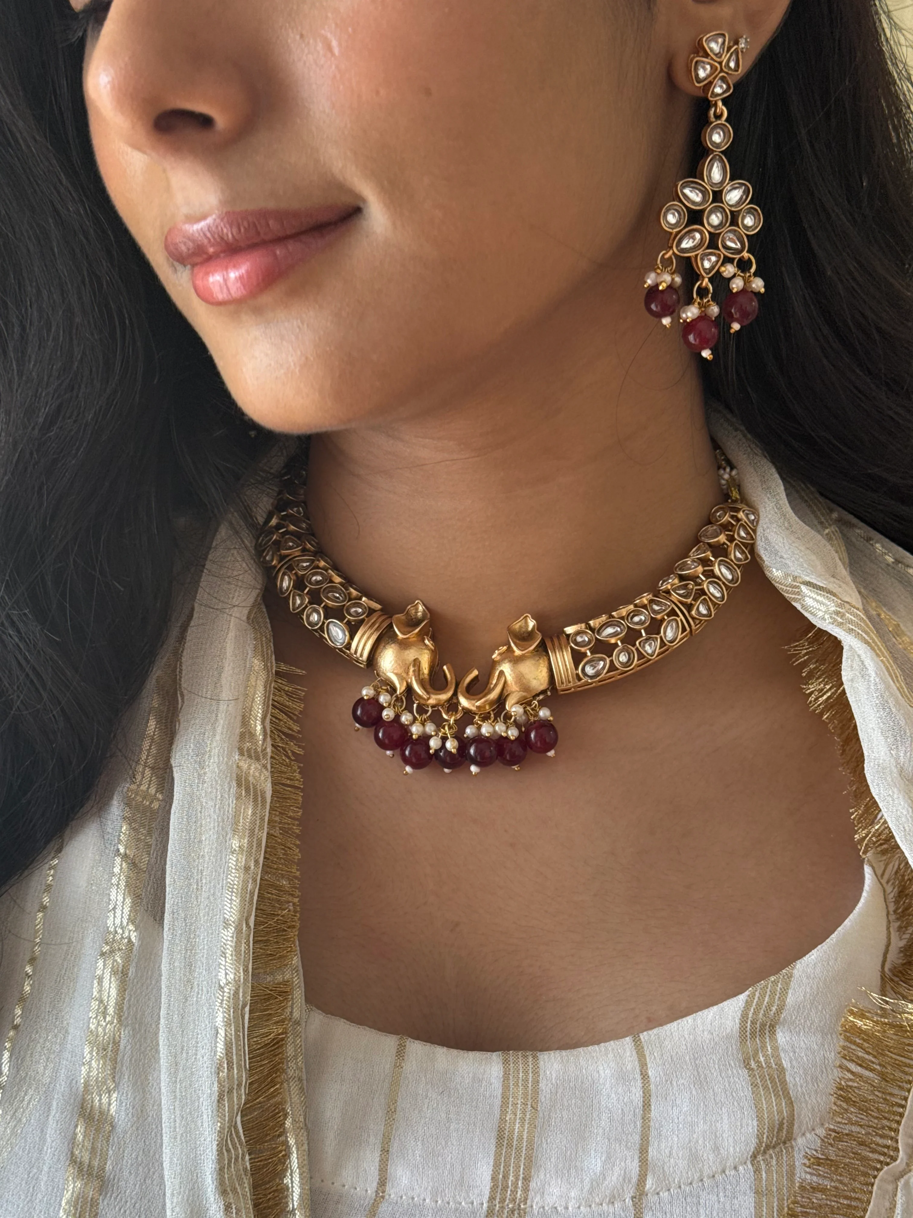 Gaj Gamini Choker Set - Image 8