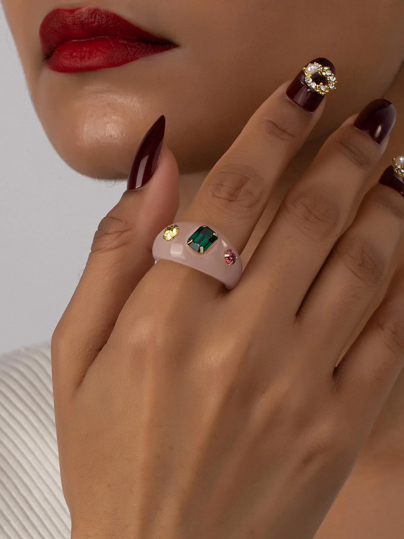 Gem Glaze Acrylic Ring - Image 3