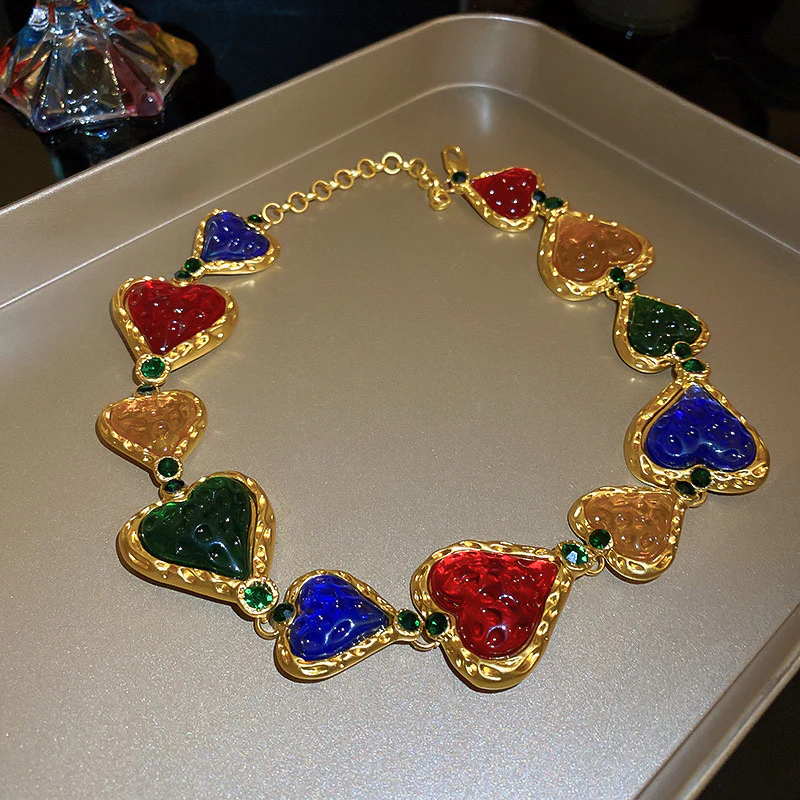 Royal Core Heart Metal Necklace - Image 8