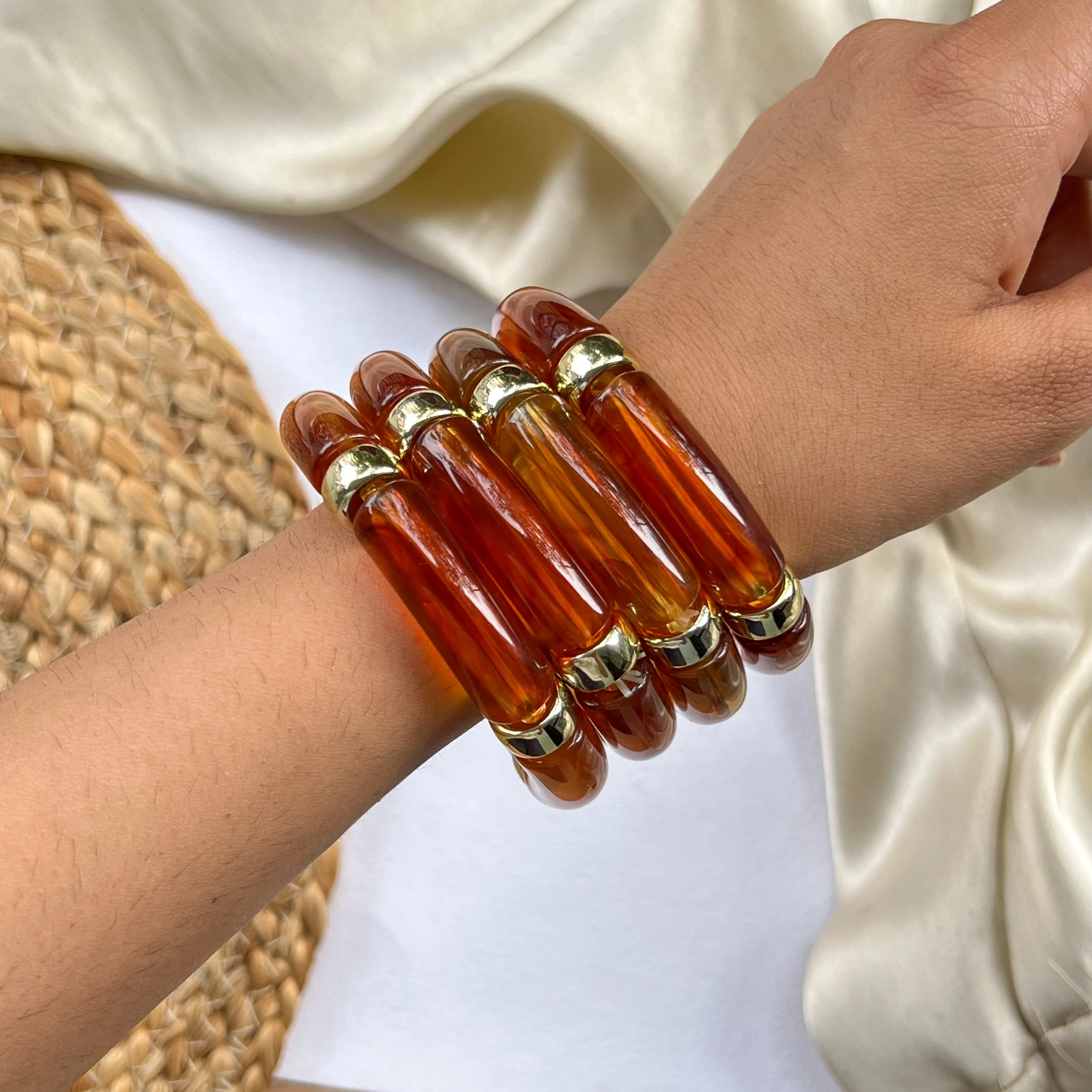 Viral Retro Acrylic Bracelet Set - Image 33
