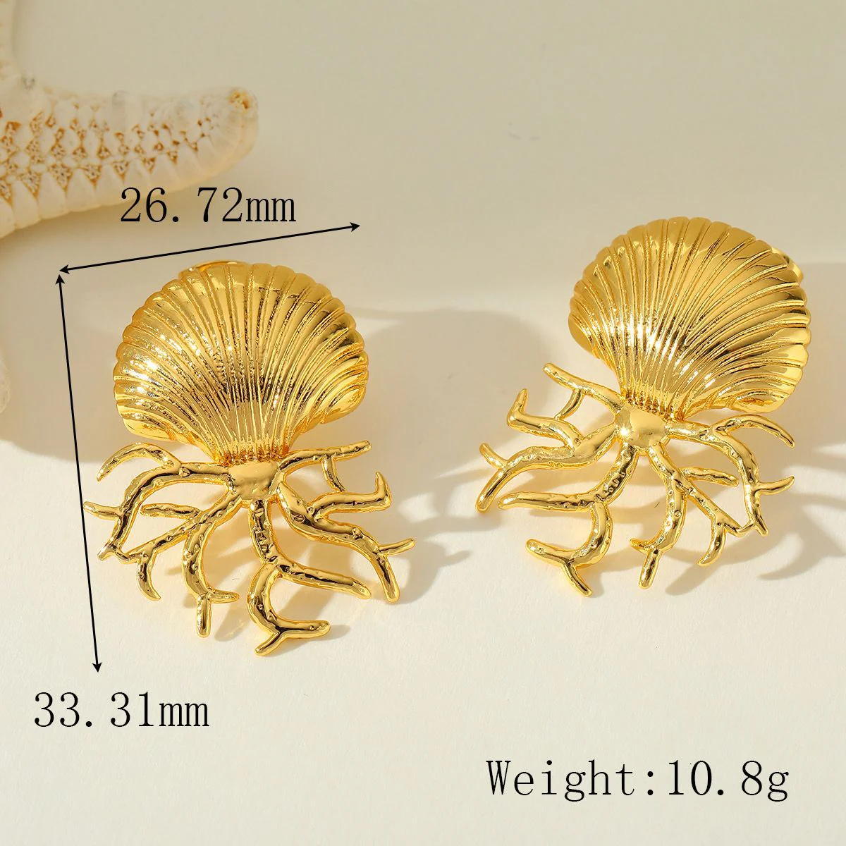 Ocean Bloom Statement Earrings - Image 3