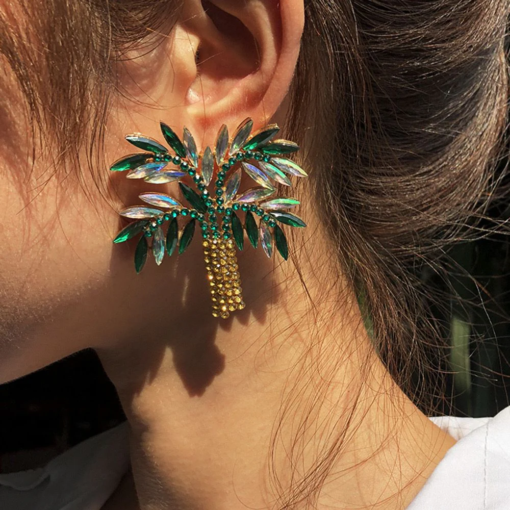 Coastal Tree Statement Earrings - Image 3