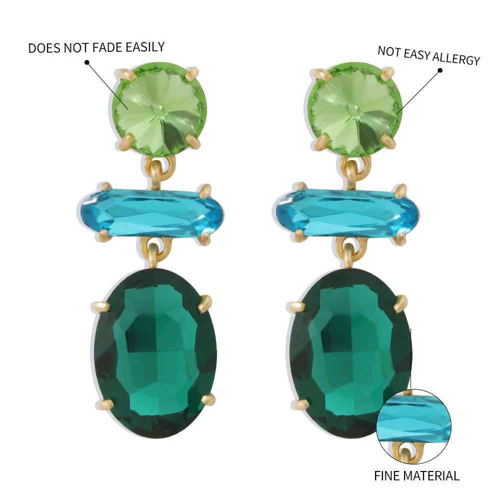 Pastel Prism Drop Earrings - Image 5