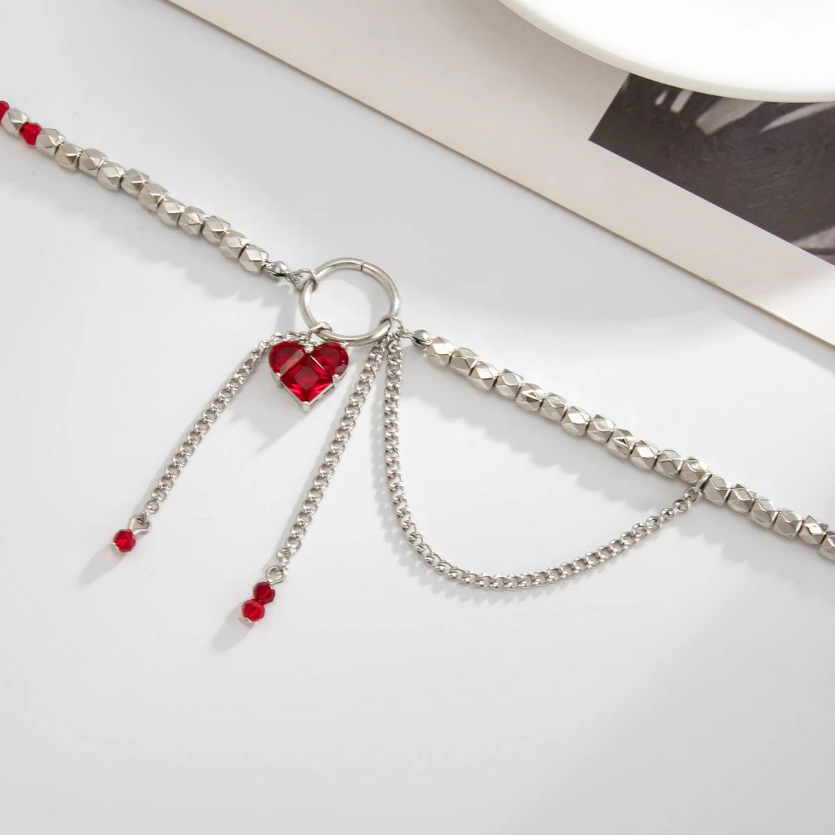 Radiant Heart Crimson Choker - Image 5