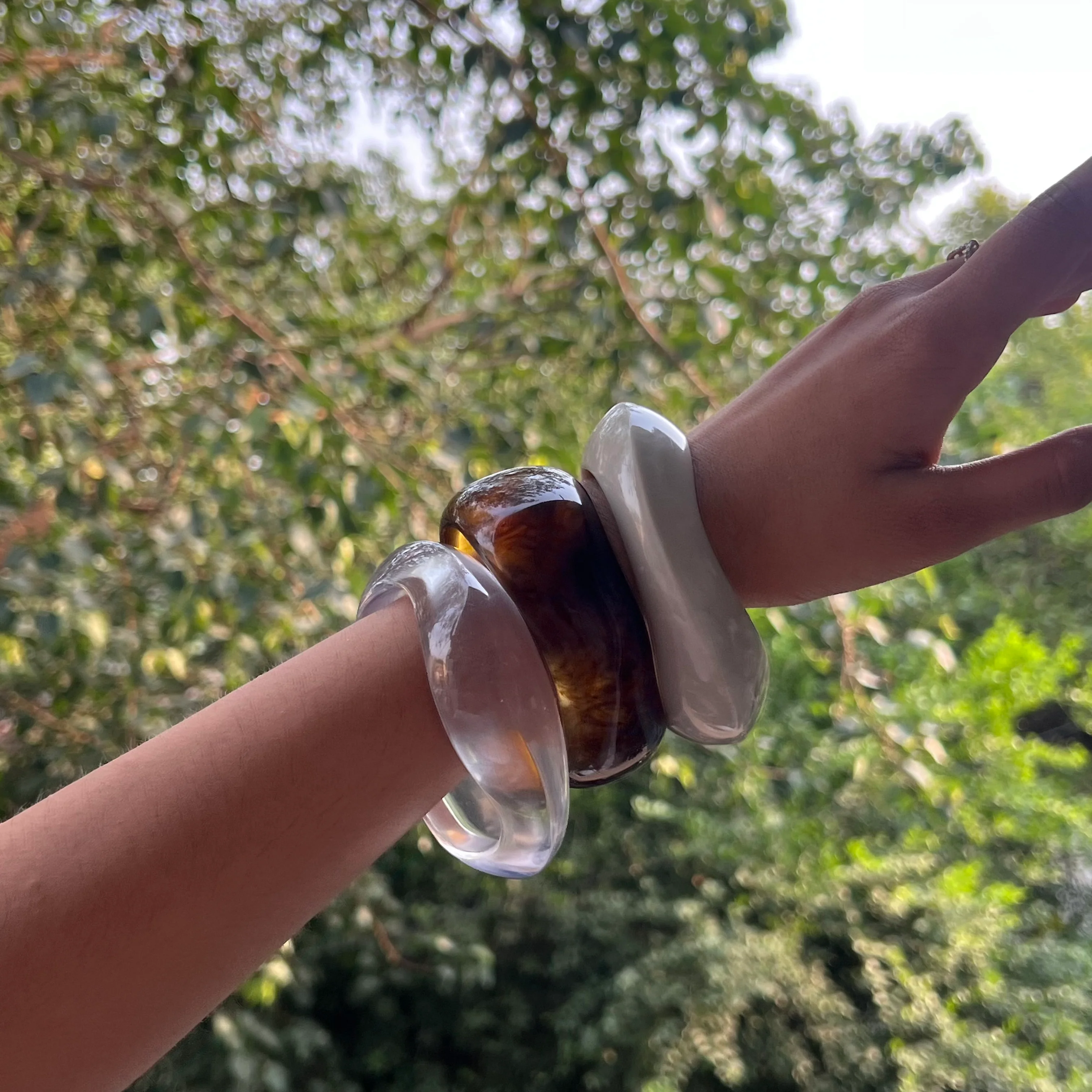 Earthly Resin Bangle Pre Order - Image 4