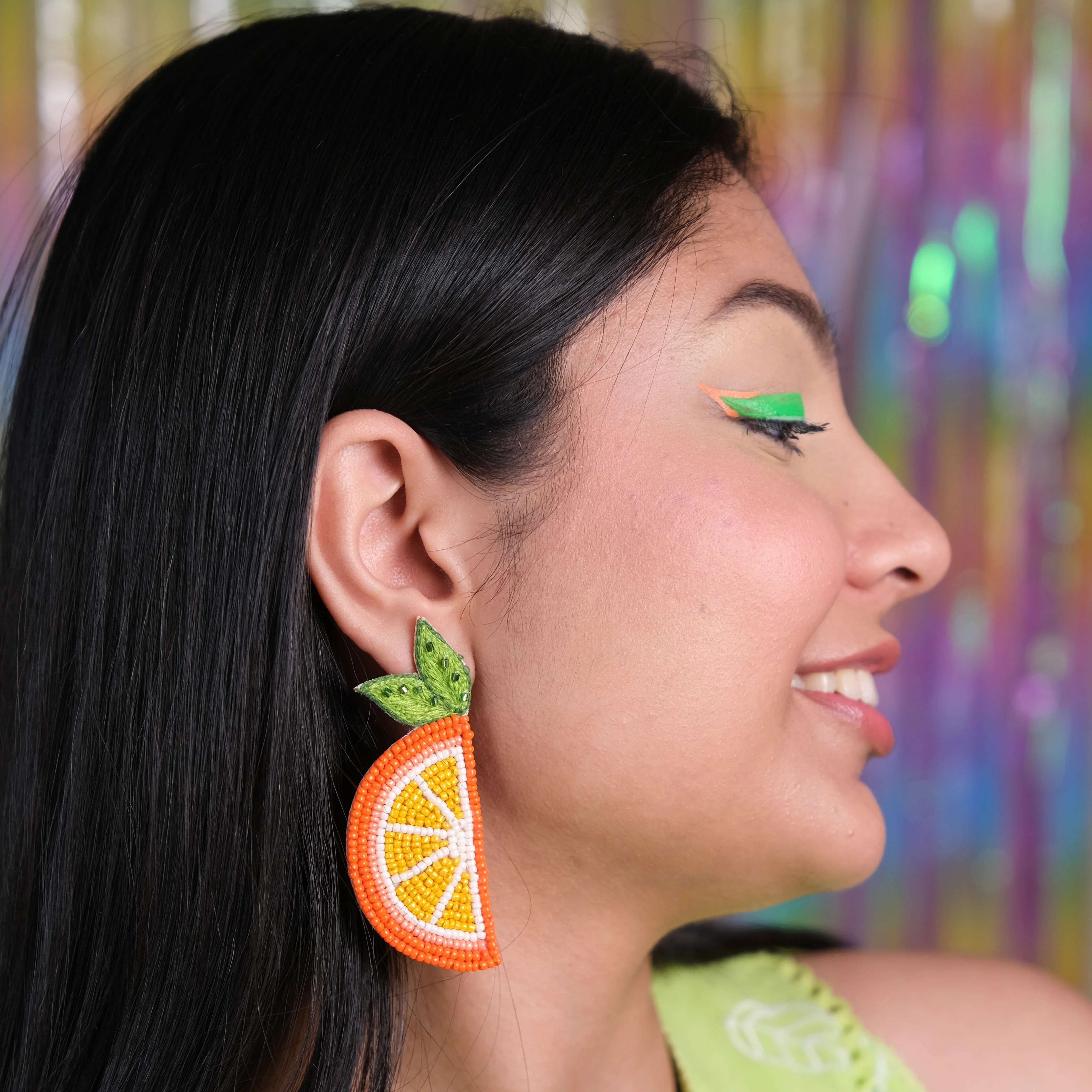 Santra Handmade Beaded Earrings - Image 6