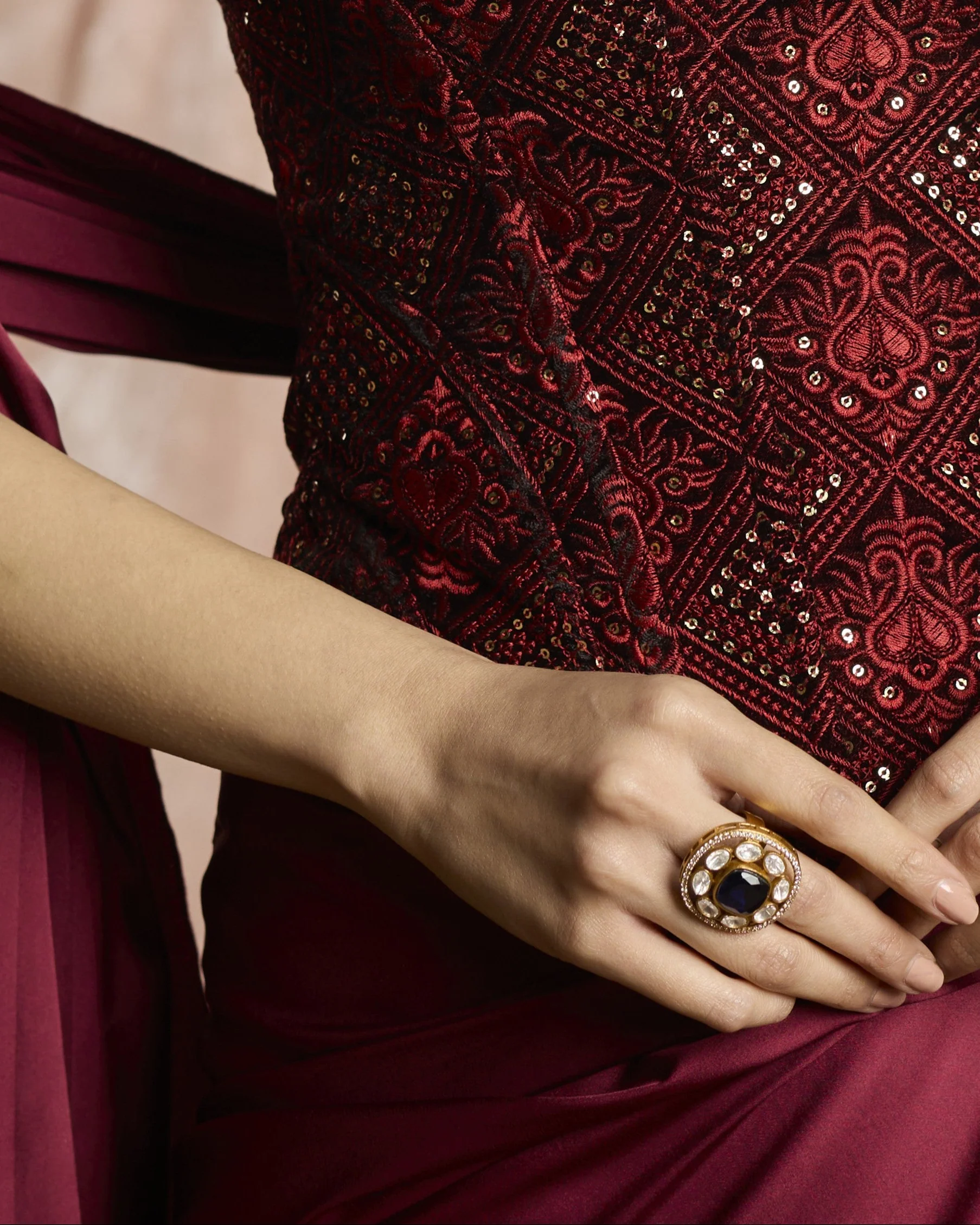 Sitara Kundan Ring - Image 7