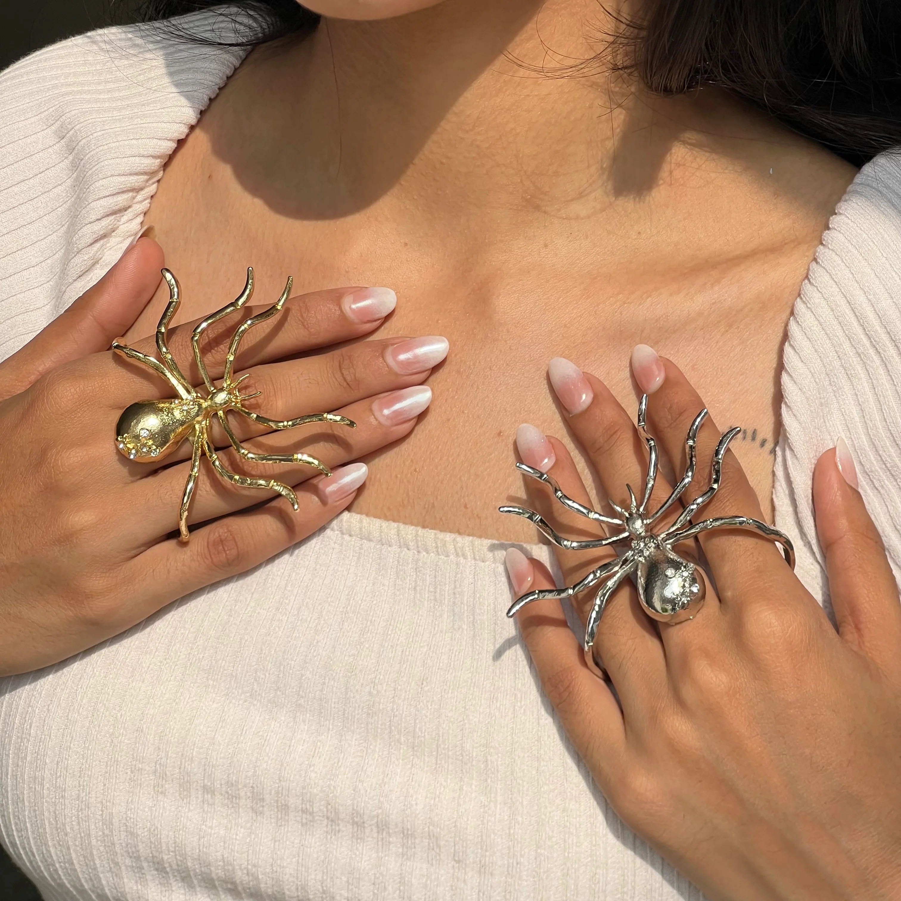 Spider Statement Metal Ring - Image 2
