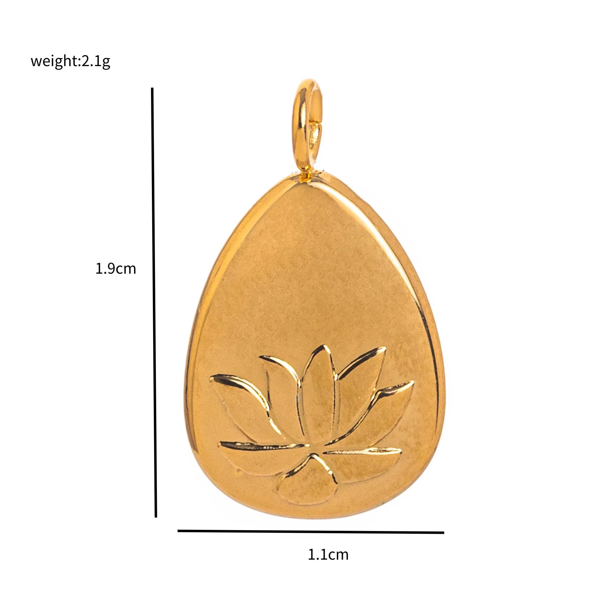 Stainless Steel Gold Plated Charms - Image 6