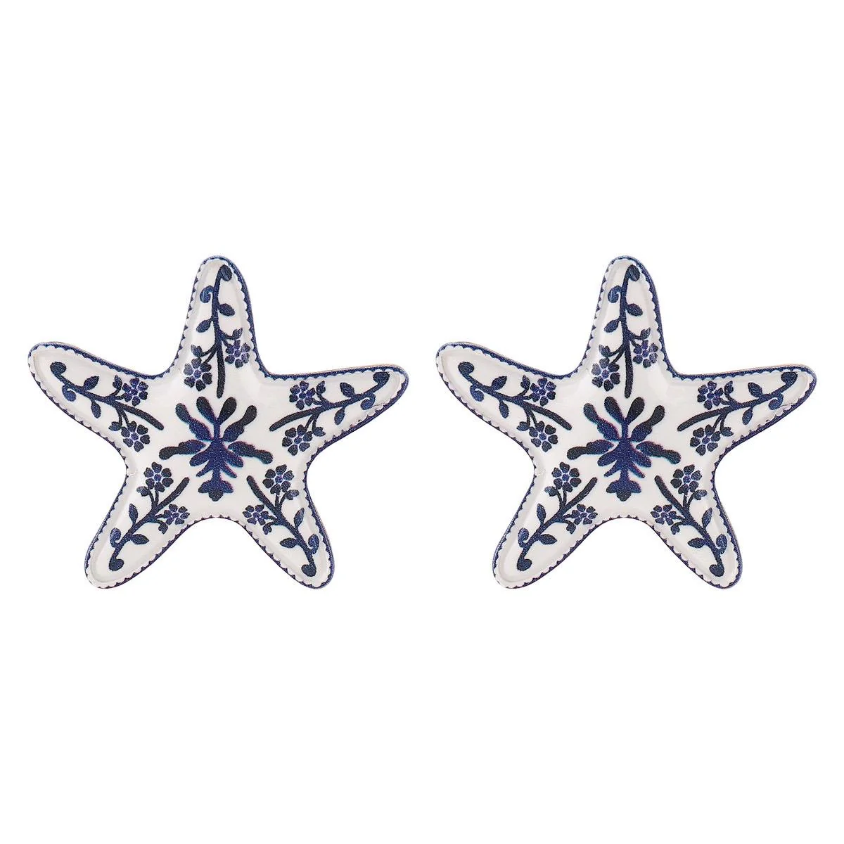 Starfish Enamel Earrings - Image 4