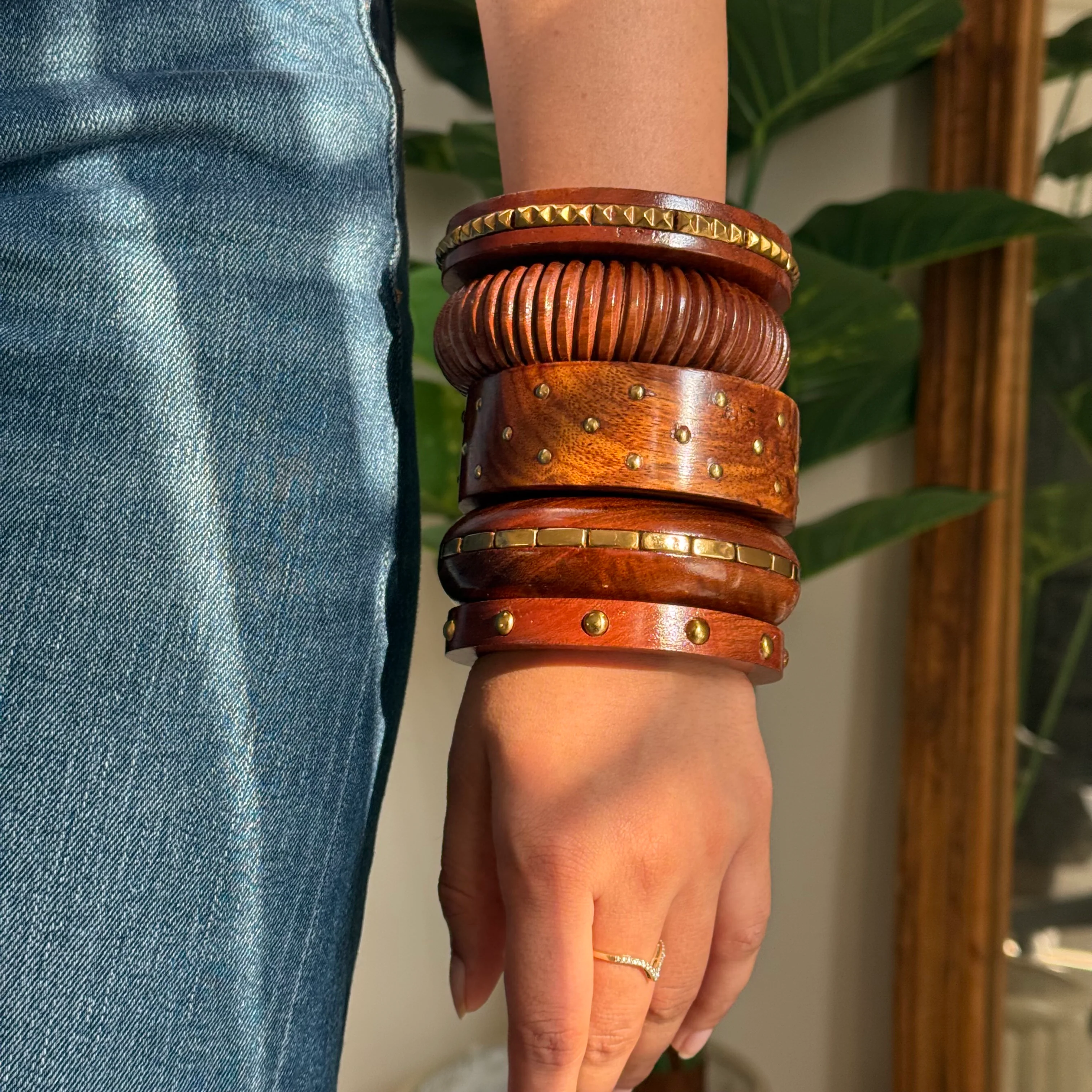 Wooden Handmade Bangle - Image 4