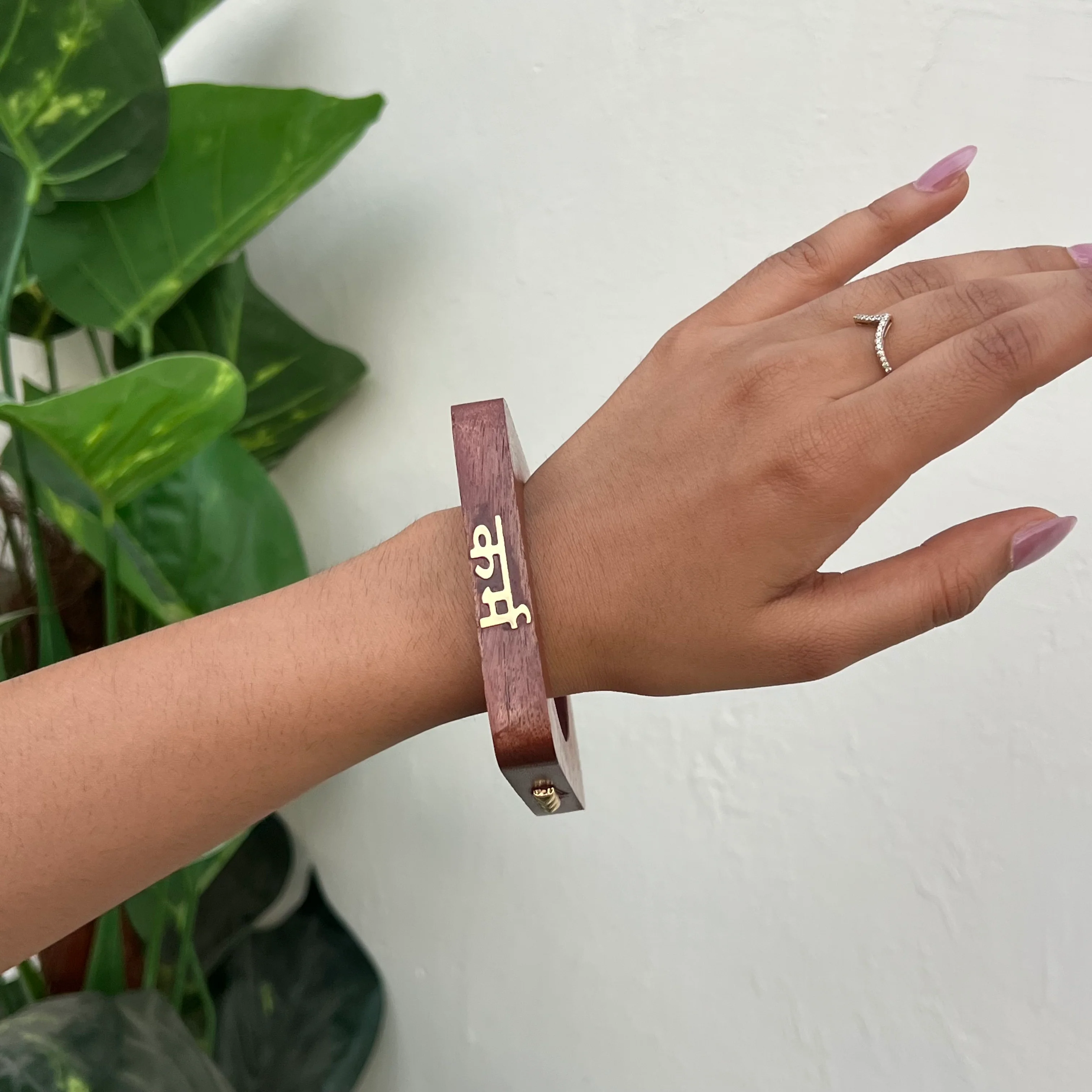 Power Wooden Bangle Stack - Image 14